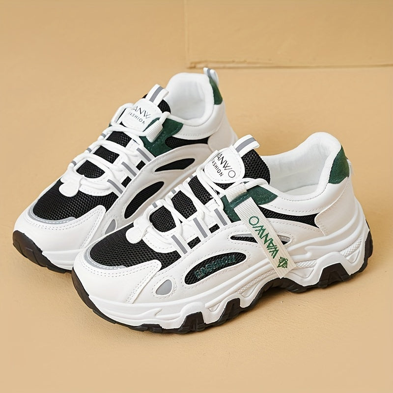 Women's Chunky Dad Shoes Lace-up Breathable Sneakers