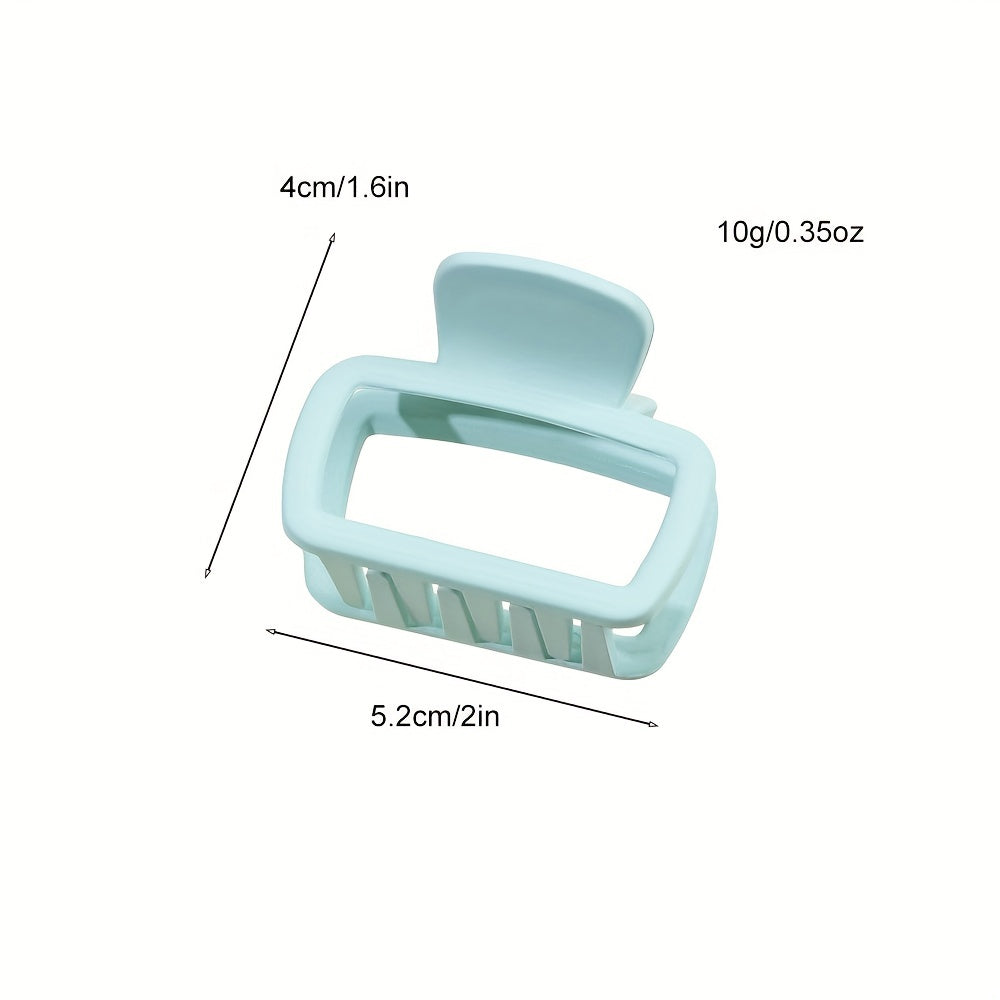Small Candy Hair Claw Hollow Style Hair Claw Women Girls Shark Claw