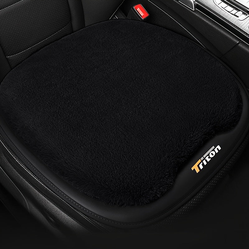 3pcs Winter Car Seats Pad Thickened Plush Warm Car Seats Cushion