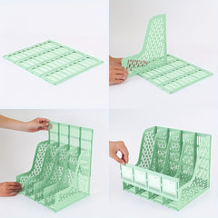 10pcs Desk Organizer File Holder Stationery Organizer