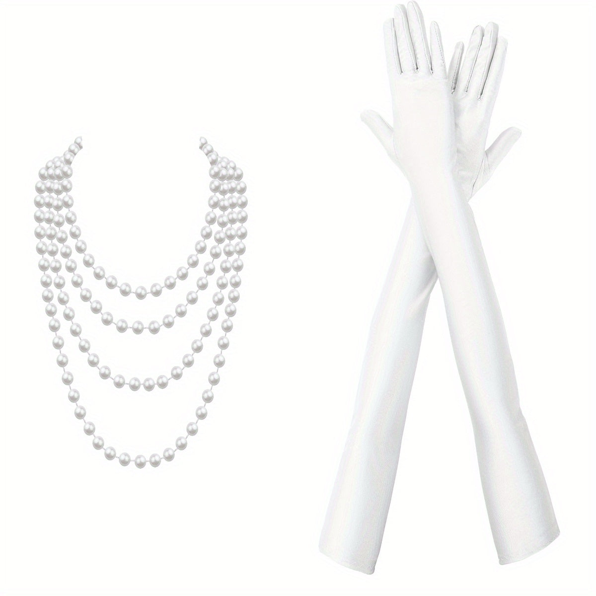 1920s Masquerade Party Costume Accessory Set