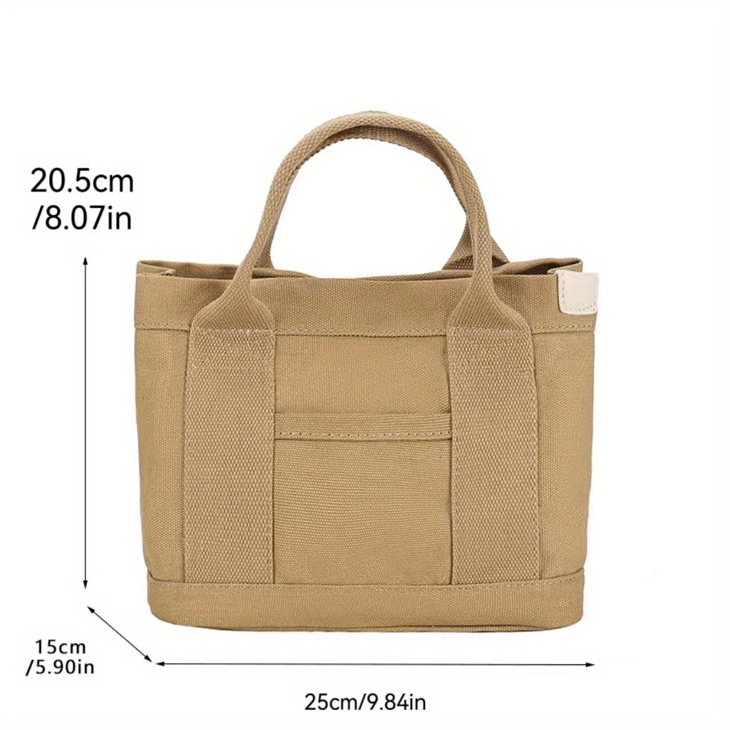 Canvas Tote Bag Lightweight Handbag for Shopping