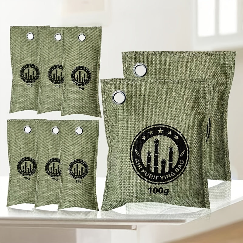 Bamboo Charcoal Air Purifying Bag for Car Home Office