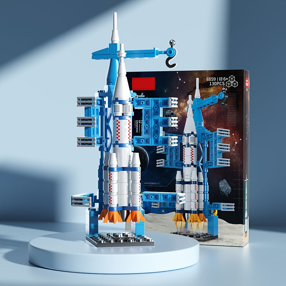 Space Rocket Building Blocks Rocket Model Assembled Building Block Toys