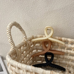 Frosted Shark Claw Hair Claw Ponytail Holder for Women