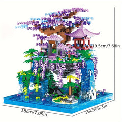 Fantasy Fairy Castle Building Blocks Set ABS Material DIY Construction Kit