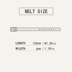 Men's Automatic Buckle Belt - Stylish Leather Waist Strap