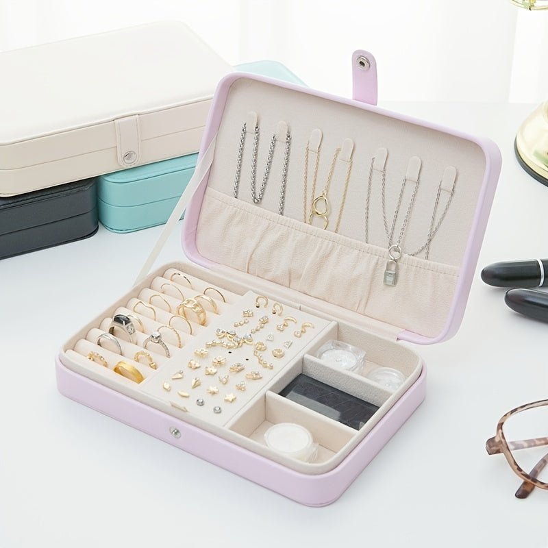 Large Capacity Jewelry Organizer Portable Button Box
