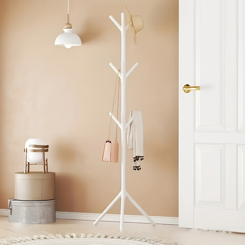 1pc Tree Coat Rack Stand Removable Clothes Hanging Storage Rack