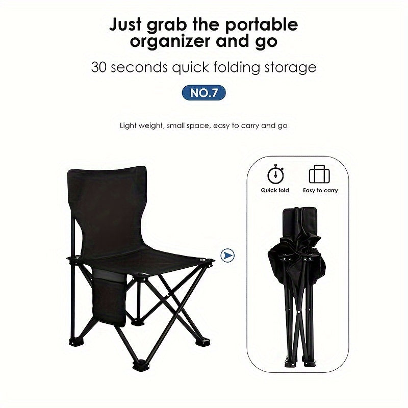 Portable Folding Chair for Fishing Camping Picnic