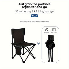 Portable Folding Chair for Fishing Camping Picnic