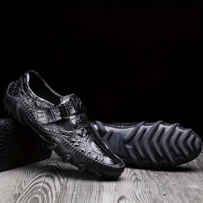 Men's Textured Loafer Shoes Non Slip Dress Shoes Spring Summer