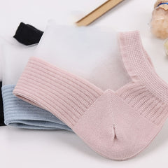 6 Pairs Lace No Show Socks Breathable Crystal Glass Low Cut Ankle Socks