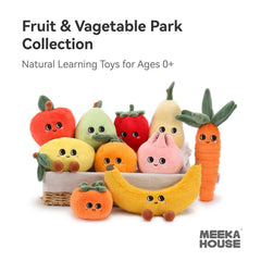 MEEKA HOUSE Green Pear Soothing Toy Fruit & Vegetable Garden Series