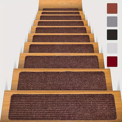 15pcs Stair Non Slip Rugs 20.32 x 76.2 cm