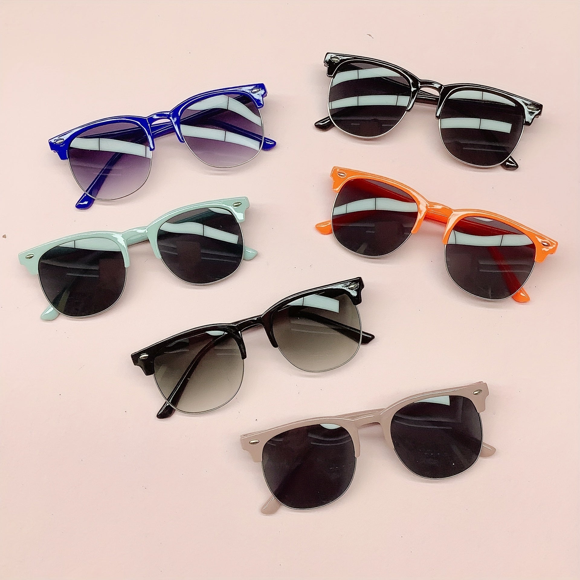 Girl's Half Frame UV Sunglasses for Outdoors