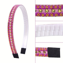 6pcs Sequin Headband Glitter Hair Band Nonslip Headdress Women Girls