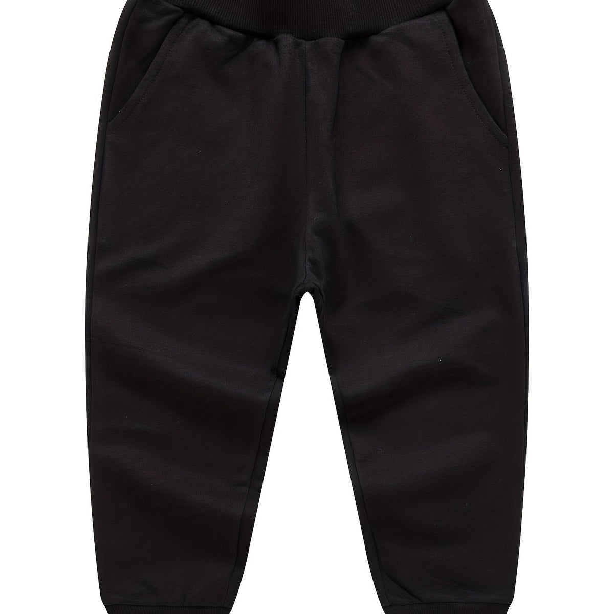 Boys Active Cotton Sweatpants Elastic Waist Sports Pants