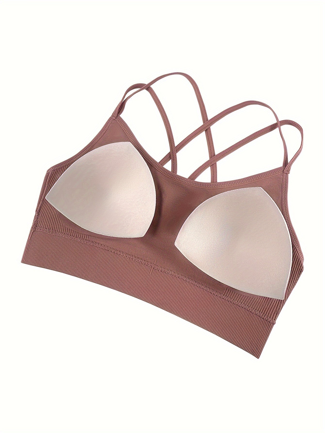 Criss Cross Sports Bra Breathable Workout Lingerie