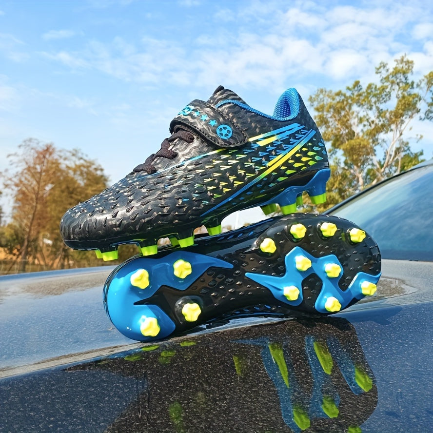 Boys' Non Slip Football Cleat With Spikes Outdoor Soccer Shoes