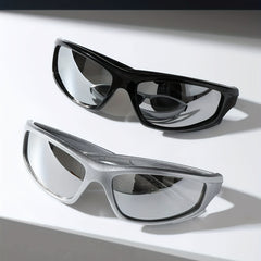 Silver Future Sense Y2K Men's Cycling Goggles