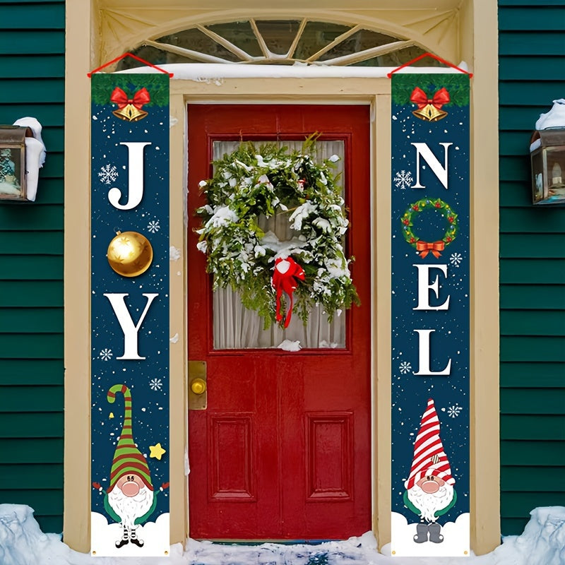 Christmas Dwarf Couplets Joy Noel Party Decor