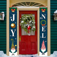 Christmas Dwarf Couplets Joy Noel Party Decor
