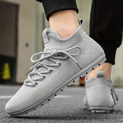 Men's Slip on Sock Sneakers Odor resistant Athletic Shoes