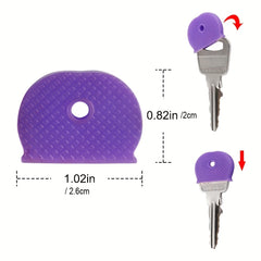 32pcs Key Caps Covers Tags Key Ring Combo Key Identifier Label ID
