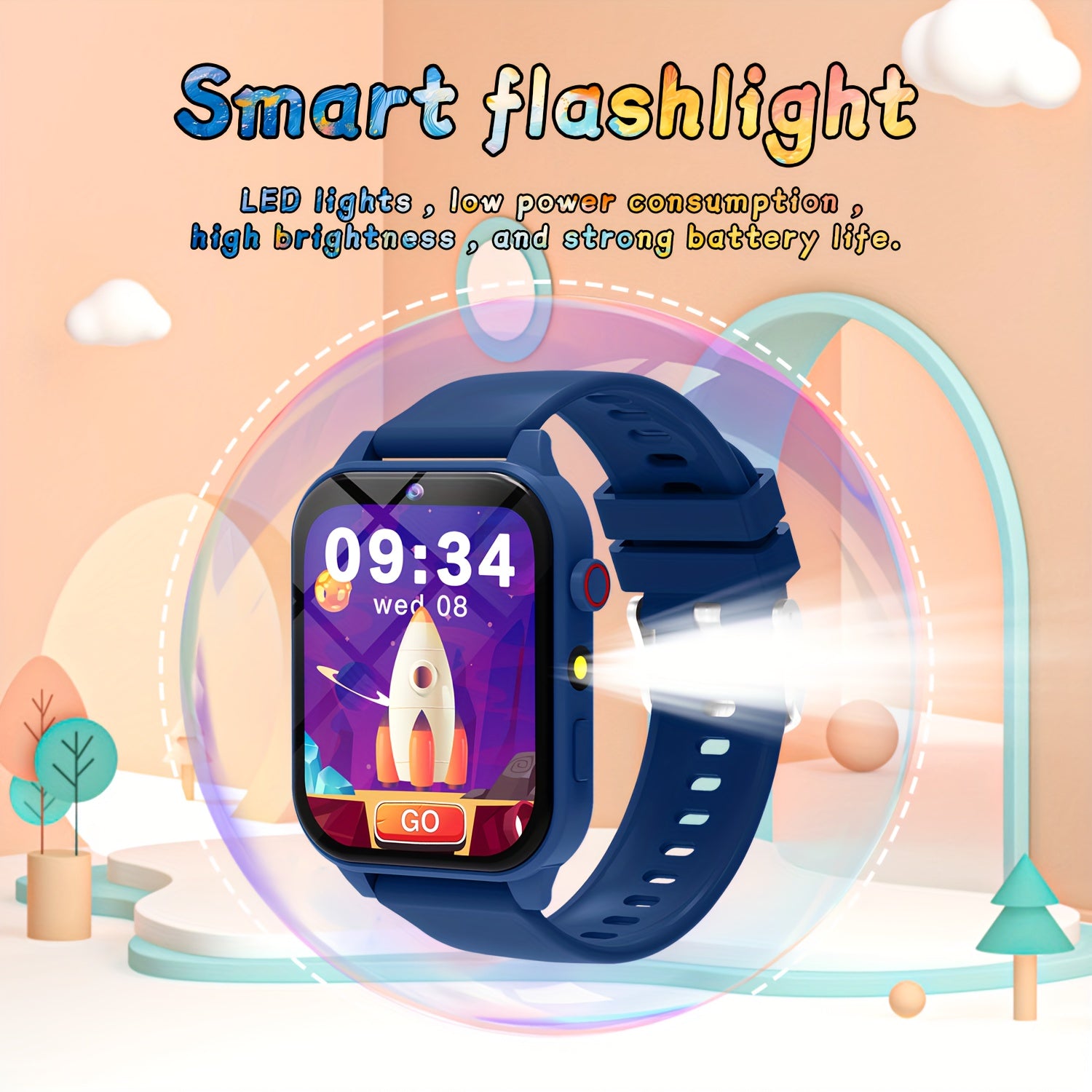 Youth Smartwatch with 18 Games Camera Music Player