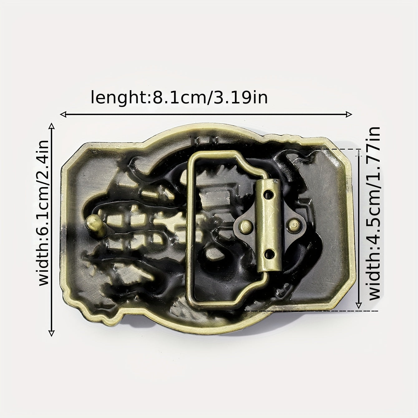 Western Dragon Belt Buckle For Women & Men Vintage Jeans Accessories