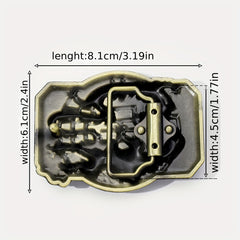 Western Dragon Belt Buckle For Women & Men Vintage Jeans Accessories