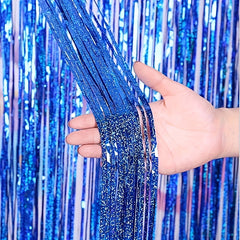Rose Gold Tinsel Fringe Streamer - Glamorous Party Decor