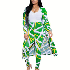 Casual Graphic Print Two piece Set Outfits Women's Clothing
