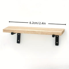 Mini Wooden Wall Shelf Model DIY Dollhouse Decor Props