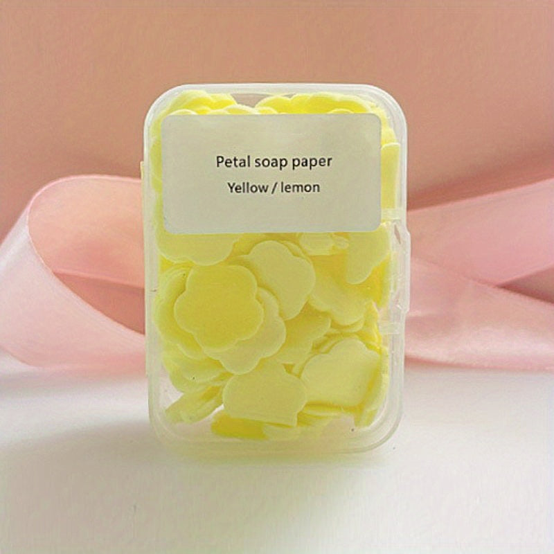Organic Soap Paper Sheets Portable Disposable Travel Bath Slice Flake Soap