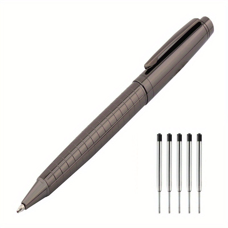 Platinum Gray Business Ballpoint Pen Office Writing Supplies