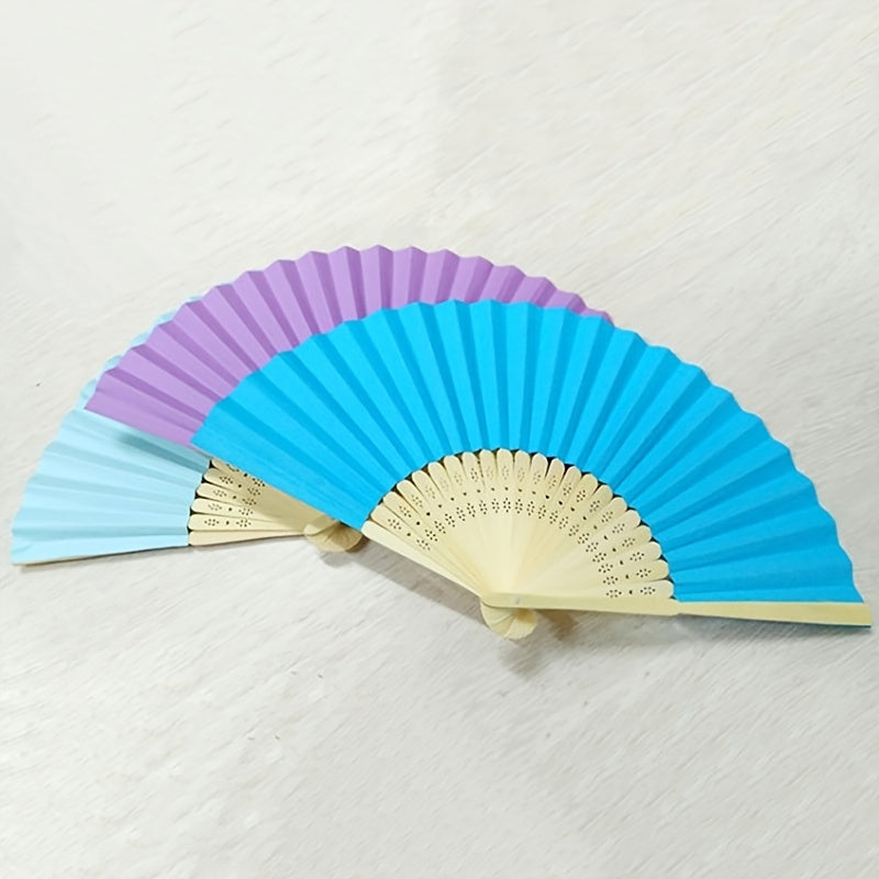 Chinese Style Hand Held Fan Folding Fan For Women