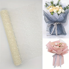 Jacquard Net Mesh Flower Bouquet Wrapping Paper - Gift Wrapping Supplies