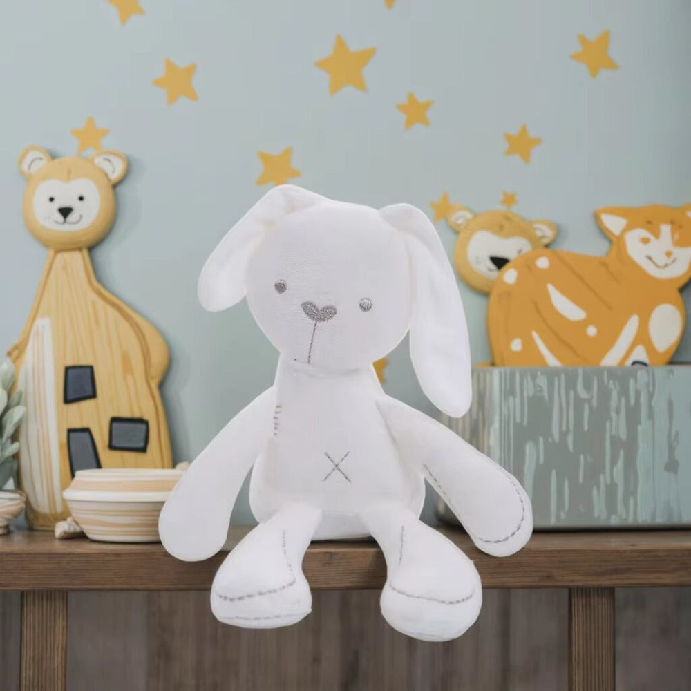Long Legged Rabbit Plush Toy Standing Pose Bunny Pink