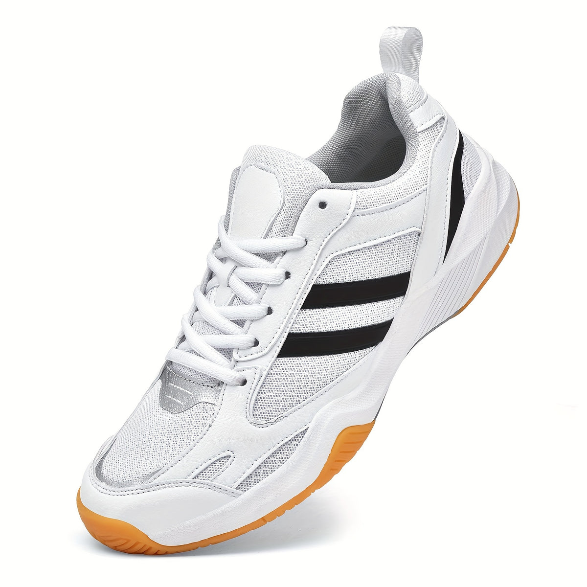 Men's Breathable Badminton Shoes Non Slip Lace Up Sneakers