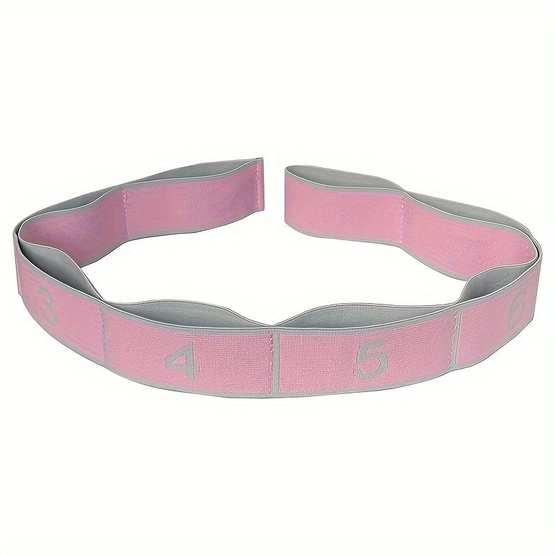 Digital Segmented Yoga Elastic Resistance Band Fitness Stretching Band