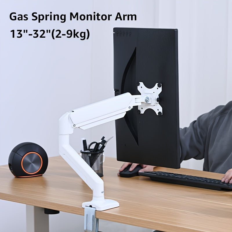 BEWISER Monitor Stand Single Monitor Mount Gas Spring Adjustable Stand
