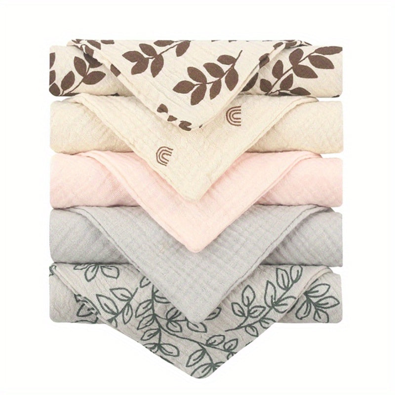 5pcs Baby Muslin Washcloth 23 X Muslin Towels 100 Cotton Gauze Cloth