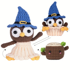 Beginner Crochet Kit Doll Artwork DIY Ornaments Halloween Gift