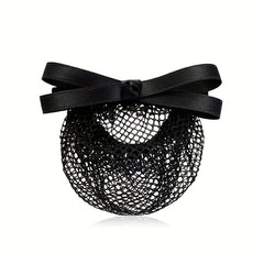 Women's Bow Hair Clip Hair Bun Ponytail Clip Nurse Lady Dance Work Headdress
