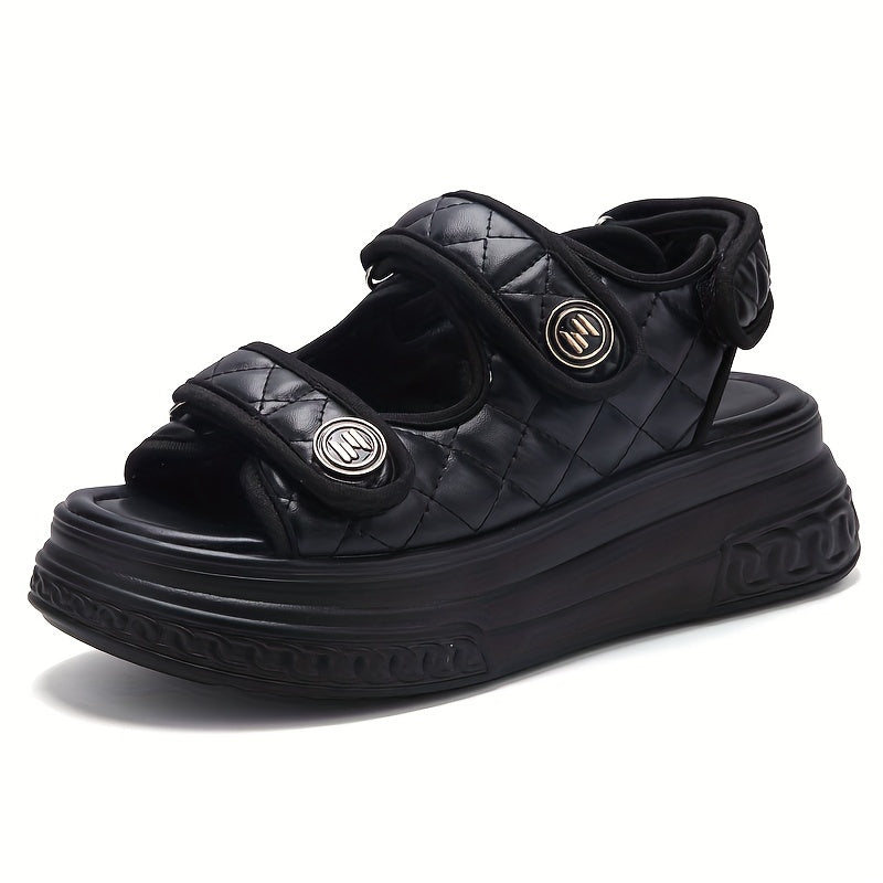 Women's Thick Sole Heighten Open Toe Sports Sandals