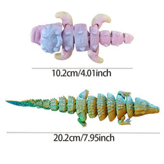 2PCS Watery Animal Series Crocodile Figures - Christmas & Year's Gift