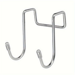 Stainless Steel Double S Hook Holder Heavy Duty Punching Clothes Hanger