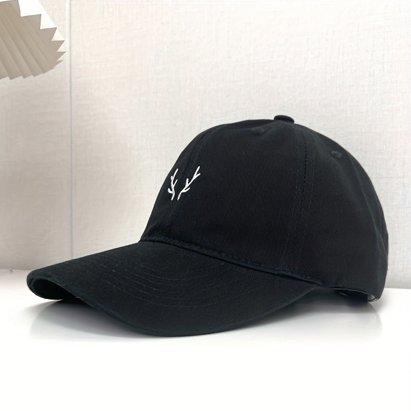 Funny American Flag & Deer Embroidered Cap for Men Women